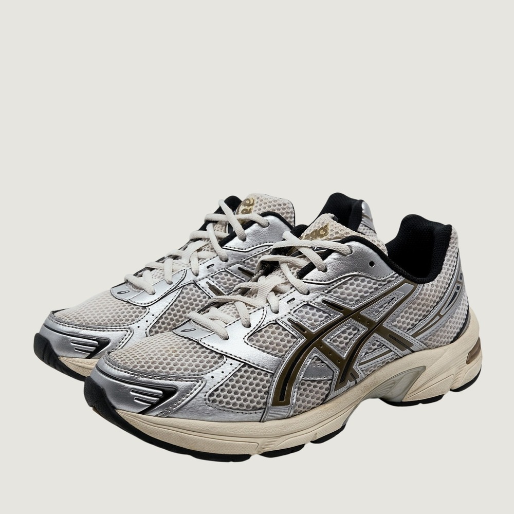 ASICS Gel-1130 White/Clay Canyon Silver Mesh Running Shoes 1201A256 Mens Size 9